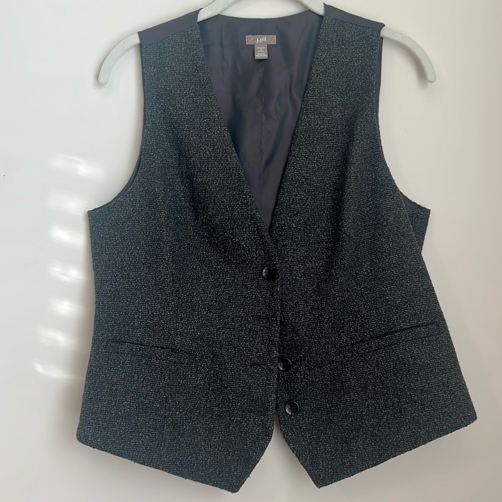J. Jill Grey Vest- Women’s- Small